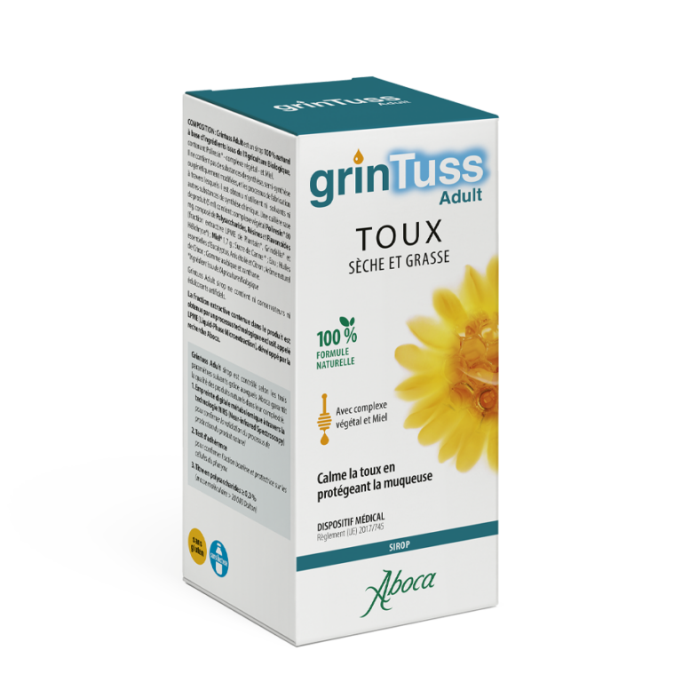 ABOCA GrinTuss Adulte Toux Sirop 210g - 36133 - La solution