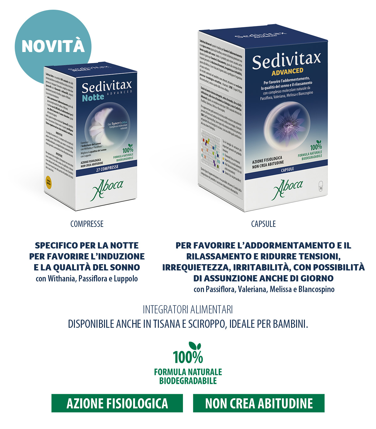 Sedivitax Advanced: scegli il sonno 100% naturale - Aboca